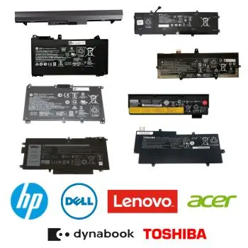 Genuine and OEM Laptop Batteries for HP, Dell, Lenovo, Acer, Toshiba